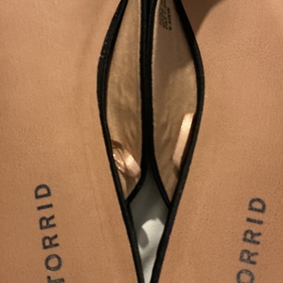 Torrid Black Flats with Silver Accents - Picture 3 of 8